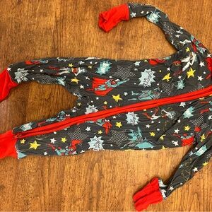 Dr. Seuss Cat in the Hat Baby Onesie - Red and Gray